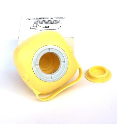 Super Bubble Bath 3-Pack Silicone Bath Sponge for Kids, Adults, and Pets - Exfoliating Shower Brush for Gentle Massage - Blue, Yellow, and Pink - Buy Online on GoSupps.com