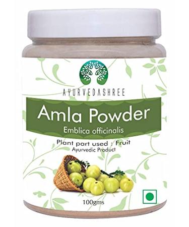 AYURVEDASHREE Amla Fruit Powder (Amalaki) 100 Gm | Raw and Non GMO | Rich in Antioxidant Vitamin C | Vegan | 100% Raw from India | Emblica Officinalis | Indian Gooseberry
