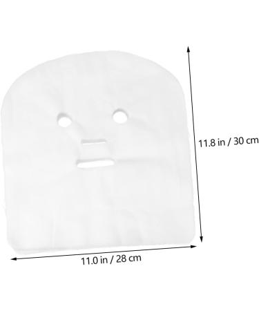 Mikinona 100pi ces Masques De Beaut Coton Doux Pour Salon Masque Facial Respirable Et D graissant Coupe Pr d finie Pour Usage Professionnel Et Quotidien - Buy Online on GoSupps.com