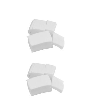 Beavorty Beavorty 650 Pieces Nail Polish Remover Wipes Nail Polish Beauty Supplies Nail Polish Remover Cotton Sheet White