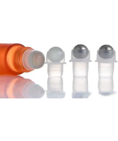 Buy 4PCs 5ml Colored Roll On Bottles | Essential Oils Glass Roller Bottles with Stainless Steel Balls - Perfect for Essential Oils - Buy Online on GoSupps.com