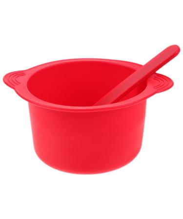 Beavorty 2 sentences Wachstopf from silicone wax warmer-liner pot warmer made of silicone wax wax shells for hair removal hair removal bowl Candel heating heating plate pebbles cosmetics