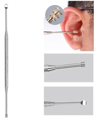 Stainless Steel Ear Wax Picker - Ear Wax Removal Curette Tool - Ear Care Beauty Tool - Buy Online on GoSupps.com
