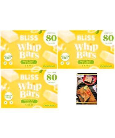 Bliss Bars White Chocolate and Lemon Whip x3 and Kitchenfella Healthy Eating Challenge - Buy Online on GoSupps.com