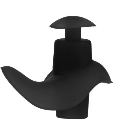 Keenso Silicone Earplugs - Waterproof Low-Noise Earplugs for Swimming Sleeping & Studying - Soft & Comfortable (Black) | International Shipping Available - Buy Online on GoSupps.com