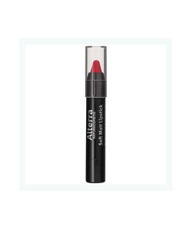 Alterra Soft Matt Lipstick 02 Vintage Pink 3 G Nourishing matt with organic shore and organic argan oil gluten-free certified natural cosmetics