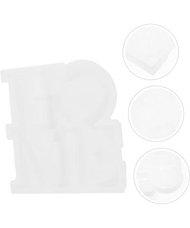 STOBOK Simple DIY Mold Silicone Mold Silica Gel Crafting Supplies White Epoxy De para Gelatinas White 13.3X13cm - Buy Online on GoSupps.com