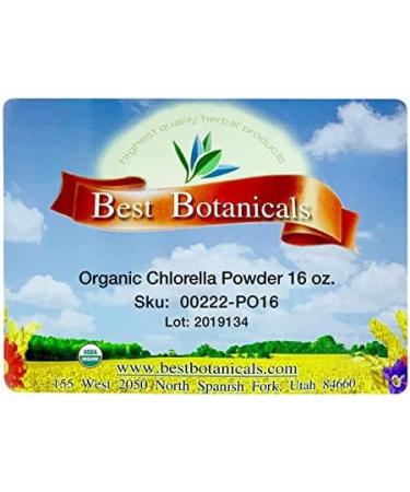 Best Botanicals Chlorella Powder 16 oz. (Organic) 16 Ounce (Pack of 1) - Buy Online on GoSupps.com