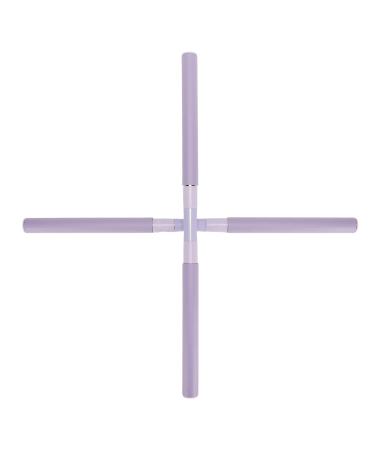 Posture Corrector Sticks Stretching Tool Hunchback Correction Stick for Men and Women Ergonomic Retractable Back Straightener (Purple)