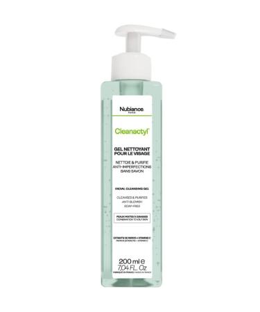 NUBIANCE - Cleanactyl Facial Cleansing Gel - For Oily Combination Acne-prone and/or Blemish-prone Skin - Women's and Men's Facial Cleanser - Hydrating - 200ml