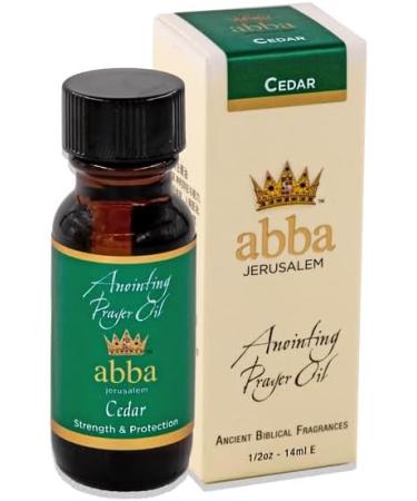 ABBA Oil Cedar Anointing Prayer Oil 2oz Bottle in Gift Box - ABBA Jerusalem - Buy Online on GoSupps.com
