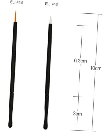 PLAFOPE 100pcs Eye Makeup Tools Cosmetic Eyeliner Brush White Eye Liner Eyeliner Applicator Tool As Shown - Buy Online on GoSupps.com
