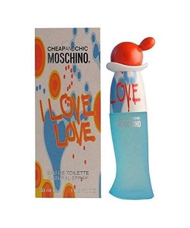 MOSCHINO I Love Love Eau de Toilette Spray 1 Ounce - Buy Online on GoSupps.com