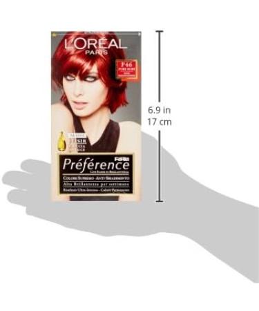 Permanent Hair Dye Color Preference N P 46 Pure Ruby Intense Deep Red - Buy Online on GoSupps.com