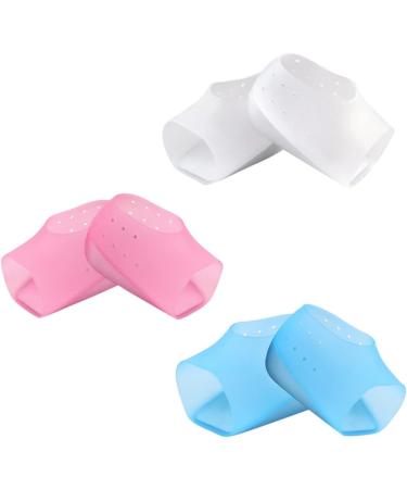 NOLITOY Heel Pads - 3 Pairs Silicone Cushion Insoles for Height Increase & Comfort - Invisible Pink Heel Protectors - Buy Online on GoSupps.com