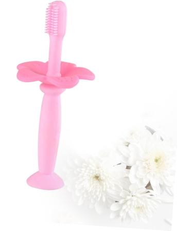 Homsfou Children's Toothbrush - All-Round Baby Toothbrush with Mesh Protection Soft Bristles Pink - 1 Pack - Buy Online on GoSupps.com