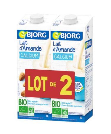 Bjorg Calcium Almond Drink - Pack of 2 1L bricks