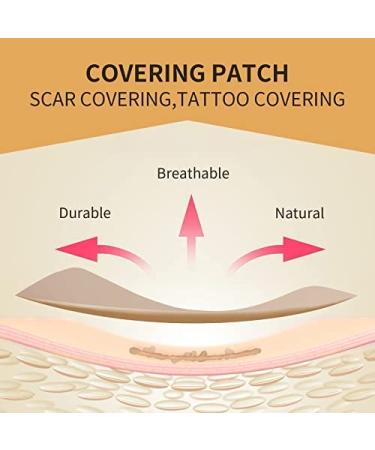 thumbnail image 2 of 50pcs Tattoo Concealer Patch Set, 4.92x3.15in 2 Color Non 2 of 11