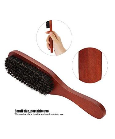 Semme Wild Boar Bristle Brush - Professional Shave Beard & Mustache Cleaning Brush for Salon & Home Use - Buy Online on GoSupps.com