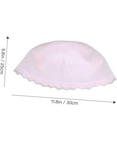 Housoutil Silicone Highlighter Cap Salon Silicone Cap Crochet Hook for Hair Highlight Cap for Hair Highlight Hair Cap Salon Hair Highlight Hat Salon Hair Cap Dye Translucent Pink Silica Gel - Buy Online on GoSupps.com