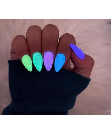 Glow in The Dark Acrylic Powder &Dipping Powder 12 Luminous Polymer Powder 12pcs Glow in The Dark Pigment Powder Acrylic 10g/jar - (Color: 12colors) - Buy Online on GoSupps.com