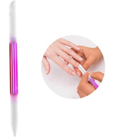 Glass Cuticle Pusher Manicure Stick Nail Cuticle Remover Tools Rosy Brushes - Buy Online on GoSupps.com