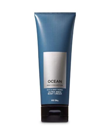 Bath and Body Works Ocean for Men Ultra Shea Body Cream 8oz - Hydrating and Nourishing - Buy Online on GoSupps.com