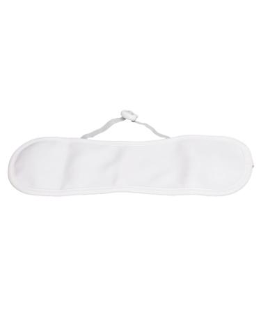 Neck-andcinus oil wrap portable adjustable reusable soft castor oil pack to relieve pain (white) other postnatal care