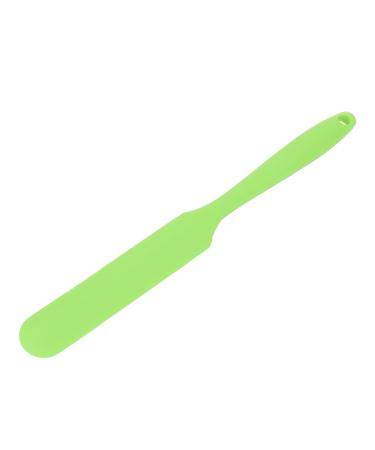 Wax spatula ergonomic heat-resistant silicone wax applicator reusable hard wax for wax warmers for the beauty salon at home (green)
