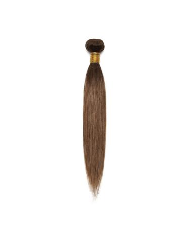 SEGO TREEN 16 Real Human Hair Weave Bundle - 100% Virgin Brazilian Extensions in Medium/Chestnut Brown - Buy Online on GoSupps.com