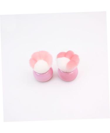 minkissy Face Cosmetic Brush Facial Mud Brush Makeup Blush Brush Highlighter Brush Cosmetic Foundation Tool Eyeshadow Applicator Portable Foundation Brush Powder Nail Brush Miss Mix 6.5X5X5CM Pink - Buy Online on GoSupps.com