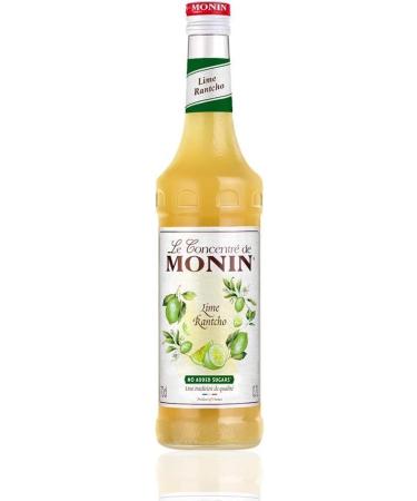 MONIN Lime Rantcho Syrup for Cocktail Iced Tea and Lemonade - Natural Flavors - 70cl - Buy Online on GoSupps.com