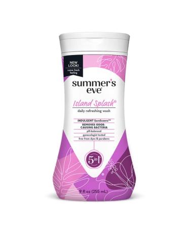 Summer's Eve Cleansing Wash for Sensitive Skin Island Splash 9 oz