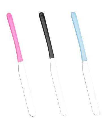 FRCOLOR 9 Pcs Stainless Steel Toning Sticks Set | Multifunctional Cosmetic Spatula Tool for Pigment Mixing & Liquid Foundation - Assorted Colors - Buy Online on GoSupps.com