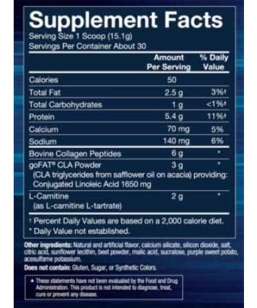 BODYTECH CLA Carnitine Collagen Fruit Punch - Supports Fat Metabolism & Healthy Skin - 15.98 oz - Buy Online on GoSupps.com