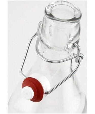 Bormioli Rocco Swing Top Square Glass .125 Liter Bottle - 4.25 Ounce Capacity - Buy Online on GoSupps.com
