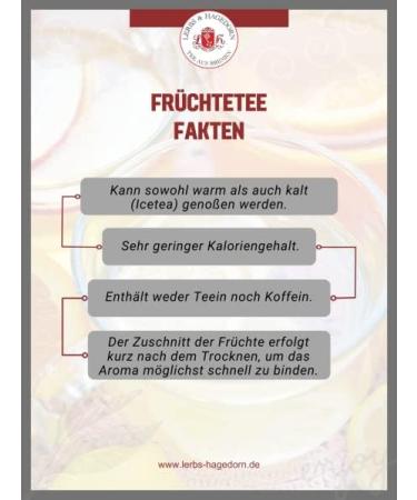  Lerbs & Hagedorn Lerbs & Hagedorn Fairy Prince Fruit Tea | Tropical Fire Vanilla Flavour 250g (about 18 liters) Apple pieces Rose hip peel Hibiscus Strawberry Leaves - Buy Online on GoSupps.com