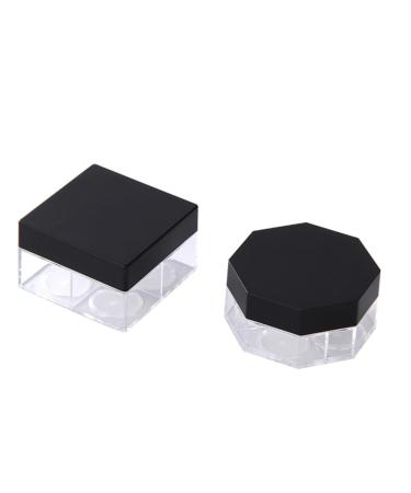 FOMIYES 3pcs Cosmetic Travelling Puff Without Four Case Powder Subage Grids Bottle Portable Makeup Square Size 2 As Shown