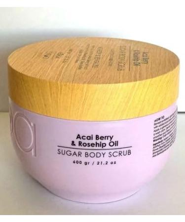CIROA Acai Berry & Rosehip Oil Sugar Body Scrub - Refresh & Revitalize Superfood Body Care 21.2 oz - Buy Online on GoSupps.com