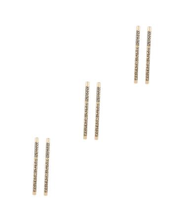 Angoily 6 Pcs White Eyeliner Eyebrow Spoolie Brush Eyebrow Pencils Highlighter Eye Shadow Pencil Water Proof 1 count (Pack of 1) Brownx3pcs