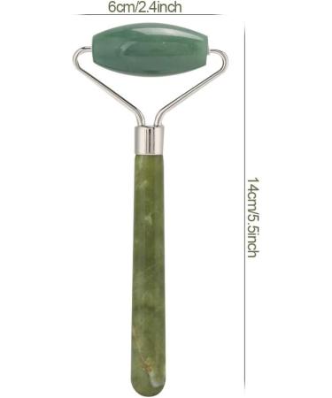 Jadestone Face Roller - Anti-Aging & Anti-Wrinkle Jade Facial Massage Roller | Green Aventurine & Jade - Buy Online on GoSupps.com