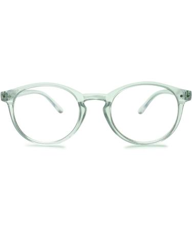 Koosufa Anti-Blue Light Reading Glasses for Men & Women - Spring Hinge Round Design 1.0 to 4.0 Magnification Anti-Tired Eye Relief - Buy Online on GoSupps.com