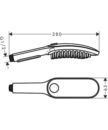 Shop Hansgrohe Dog Shower - Water-Saving Grooming Shower with 3 Jet Types for Puppies & Dogs - Pink - Buy Online on GoSupps.com