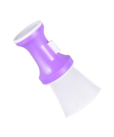 Barber tools 1pc Salon Hair Removal Brush Barber Hair Removal Shaving Brush Hairbrush Barbers Brush Neck Brush Barber (Color : Purple Size : M) M Purple