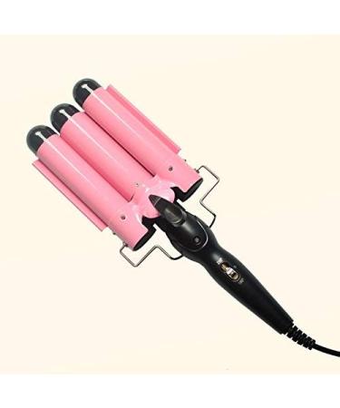 32mm Barrel Hair Curling Iron Wand - Temperature Adjustable Hair Waver (Pink) - Buy Online on GoSupps.com