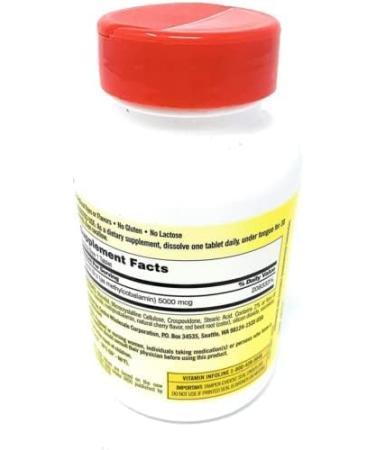 Kirkland Signature Quick Dissolve B12 5000 mcg Energy Supplement 300 Tablets - Cherry Flavor - Buy Online on GoSupps.com