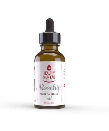 Vitamin E + Rosehip & Squalane Oil - Anti-Aging Hydrating Collagen Boosting Dermatologist Approved All Skin Types - 1oz - Buy Online on GoSupps.com