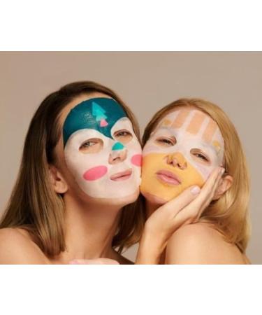 Vegan Face Mask for Children and Adults in Koala Printed Fabric - Moisturizing and Illuminating - Beauty Routine Facial Care Hydrates the Skin - Gift Idea for Girls Women Easy to Apply - 1 Unit - Buy Online on GoSupps.com