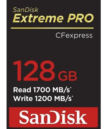 SanDisk 128GB Extreme PRO CFexpress Card Type B - SDCFE-128G-GN4NN - Buy Online on GoSupps.com