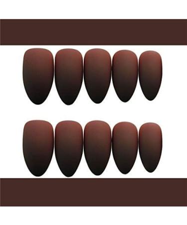 24 Pcs Matte Press on Nails Red Long Stiletto Fake Nails Artificial Full Cover False Nails for Women and Girls - Buy Online on GoSupps.com